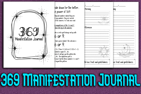 369 Manifestation Journal and Workbook: A Practical Guide to Intentional Living