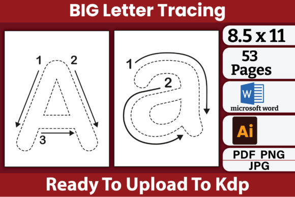 Big Letter Tracing for Toddlers: Building Early Writing Confidence
