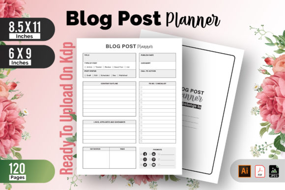 Blog Post Planner Journal KDP: Streamline Content Creation