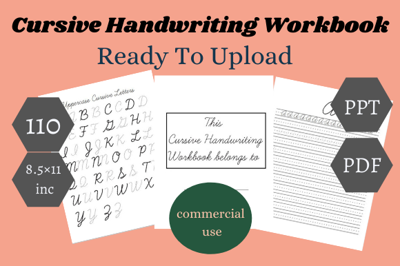 Cursive Handwriting Workbook for Kids: A KDP Interior