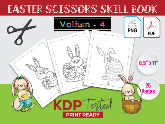 Easter Scissors Skill Book KDP Interior Guide