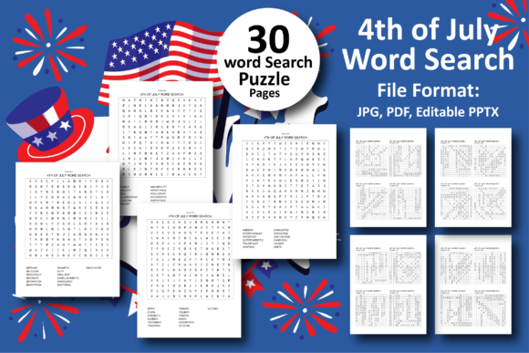 Evaluating the 4th of July Independence Day Word Search Collection