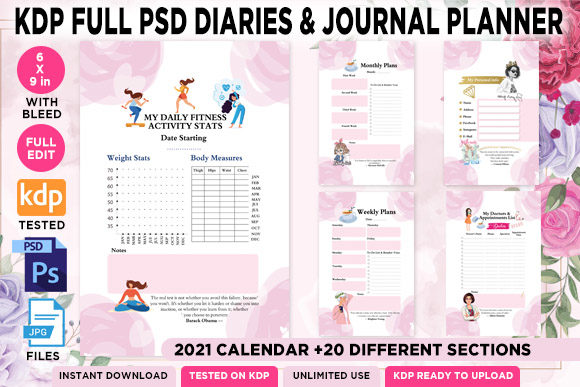 Evaluating the KDP Editable PSD Diary Planner Journal for Custom Publishing