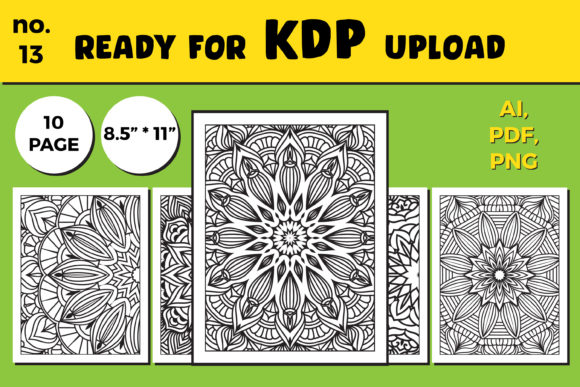 Evaluating the KDP Interior Coloring Page Bundle for Mandala Book Creation