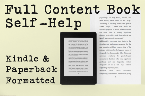 Full Content Paperback Kindle Self Help: A Practical Foundation for Publishers and Creators