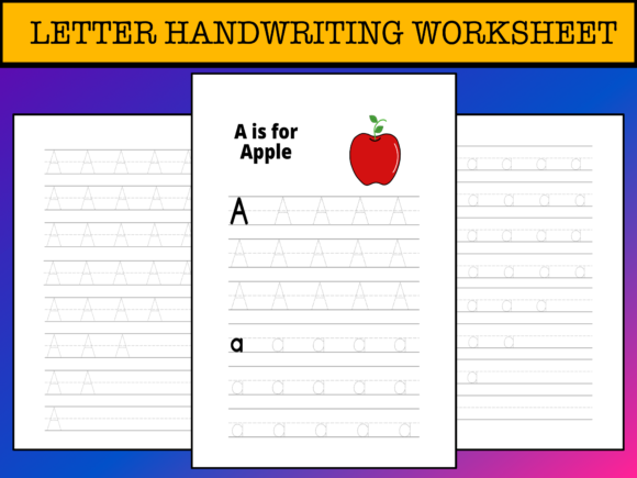 Mastering Penmanship with Letter Handwriting Practice W Clipart and Comprehensive Worksheets