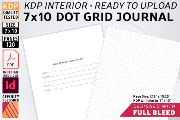 Mastering the 7 X 10 Dot Grid Journal with Bleed for Professional KDP Publishing