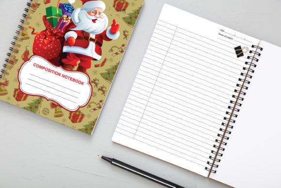 Merry Christmas Composition Notebook Design Guide