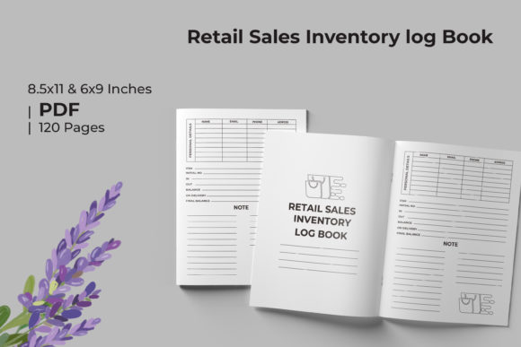 Streamline Your KDP Business with a Ready-to-Upload Retail Sales Inventory Logbook Interior
